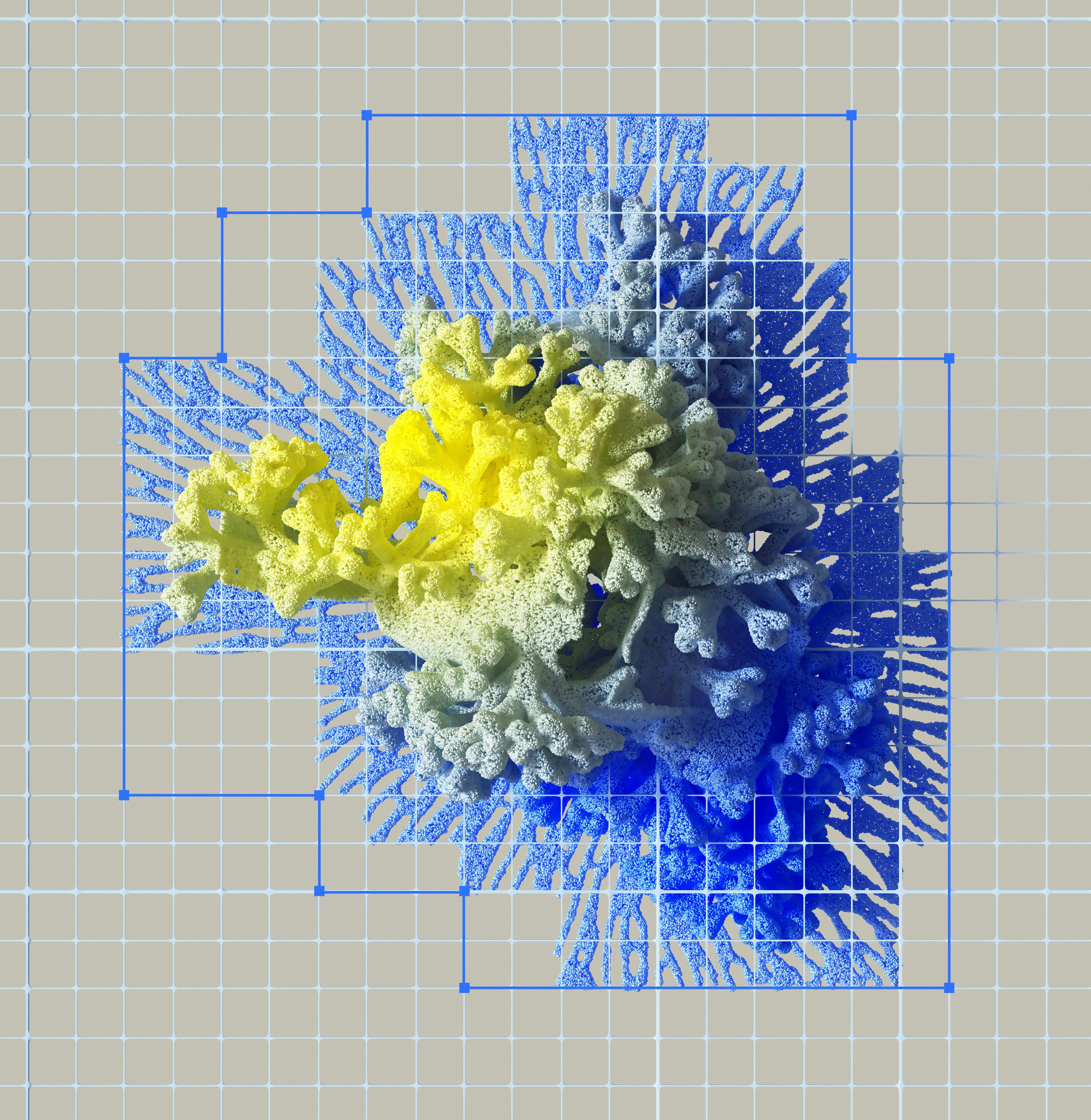 An abstract image symbolizing machine learning