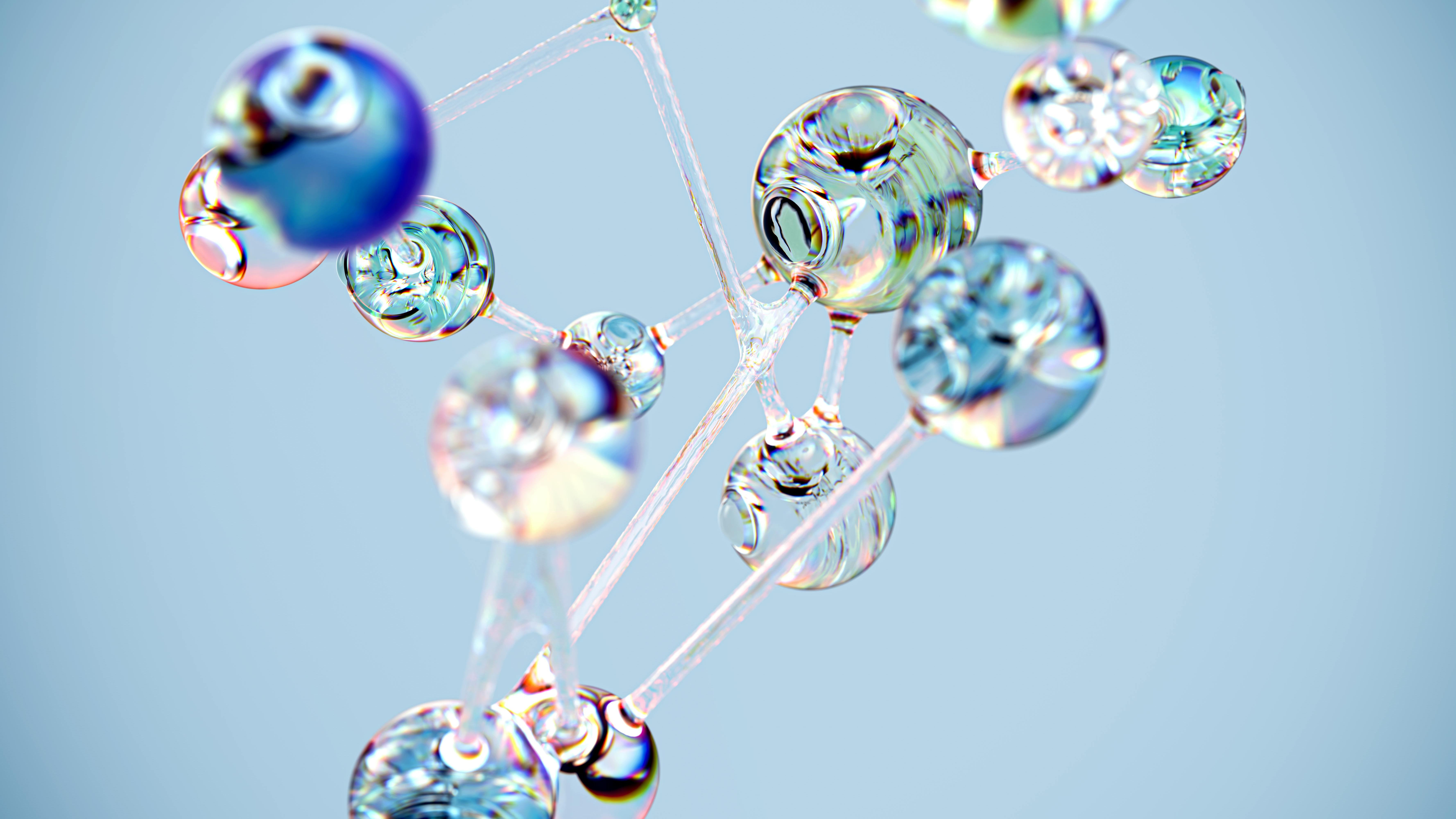 An abstract image symbolizing machine learning