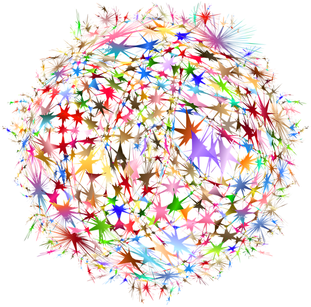 a visualization of a neural network, a prediction model